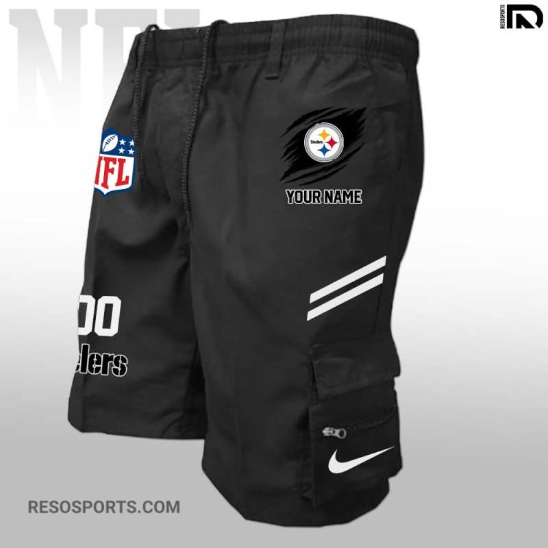 Pittsburgh Steelers Multi-Pockets Shorts