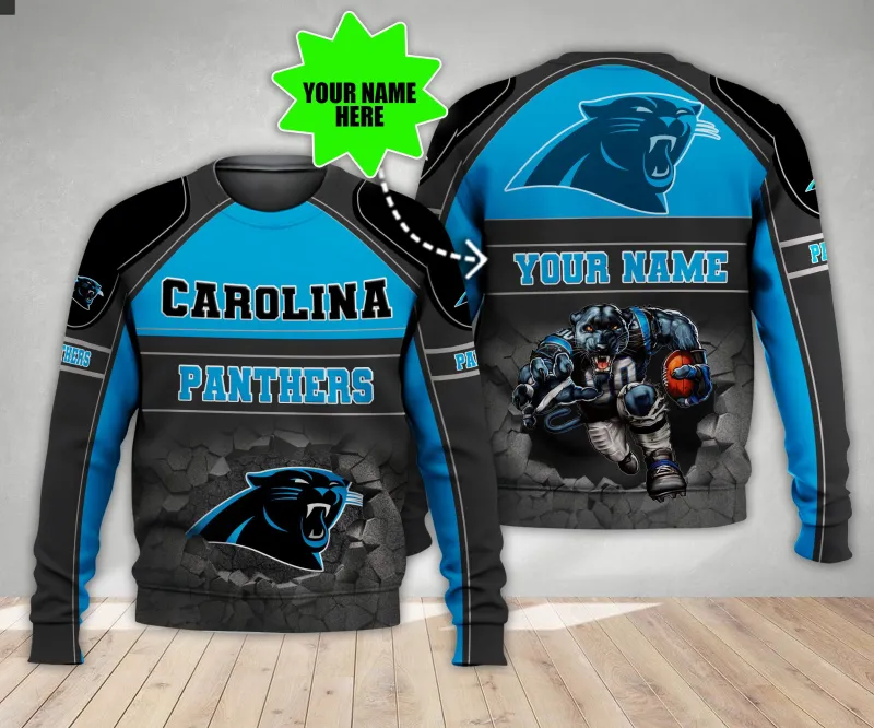 Personalized Carolina Panthers All Over Print