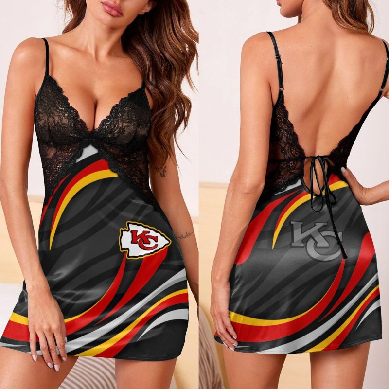 Kansas City Chiefs Stylish Slip Dress
