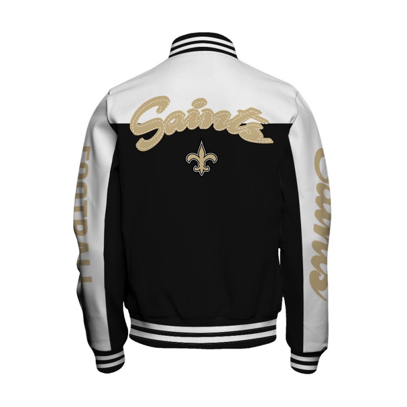 New Orleans Saints Jacket Detail View