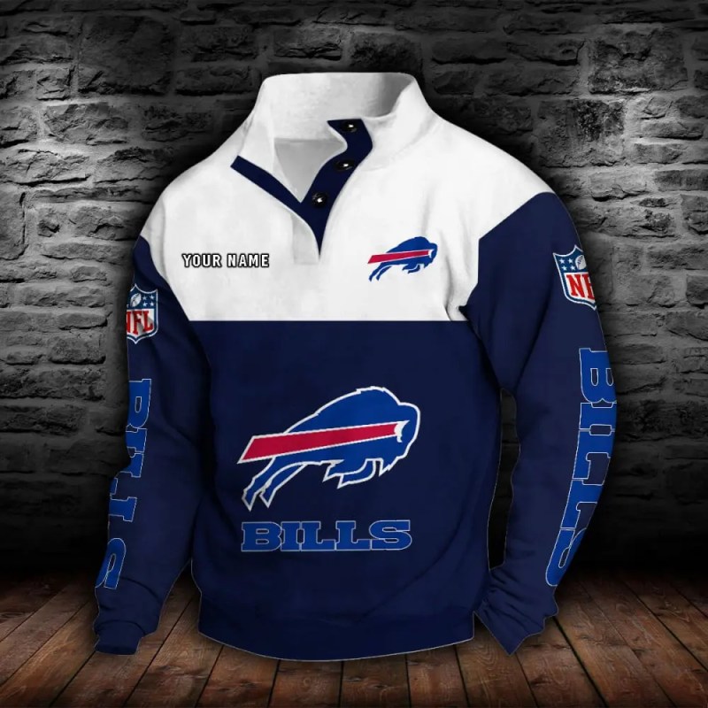 Buffalo Bills Stand Collar Sweatshirt