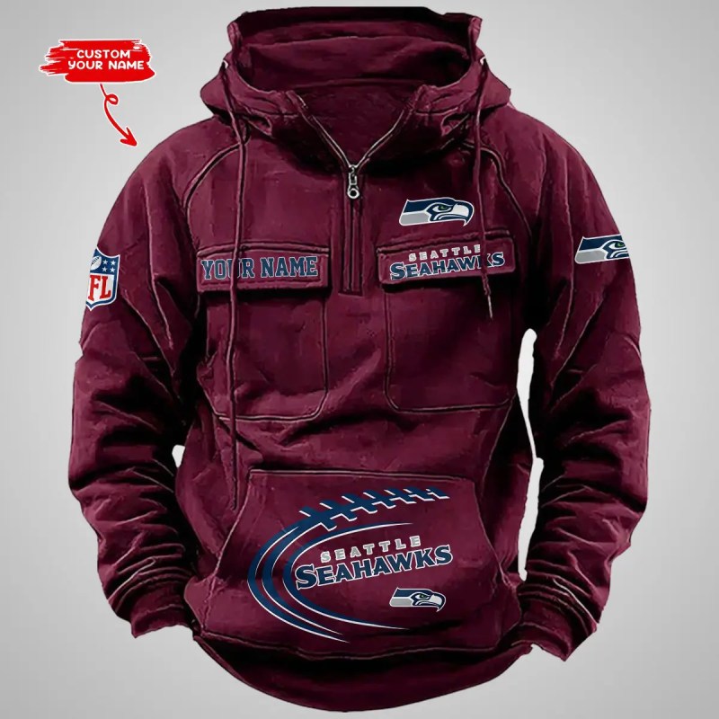 Seattle Seahawks Hoodie Image 2
