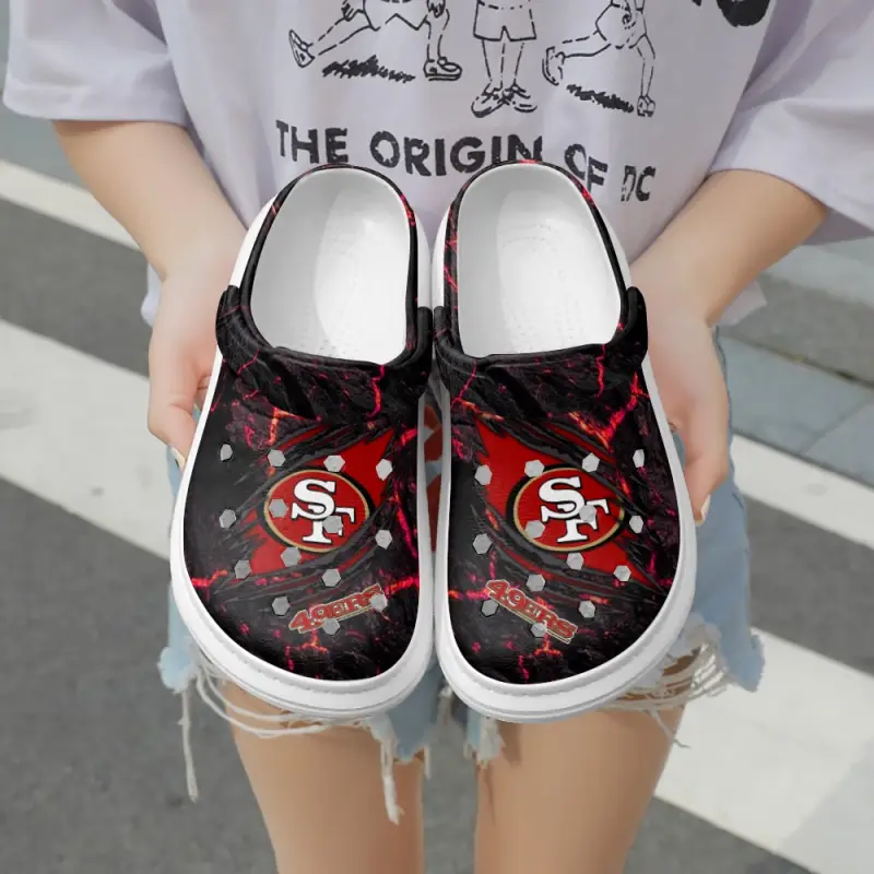 San Francisco 49ers Clog Side