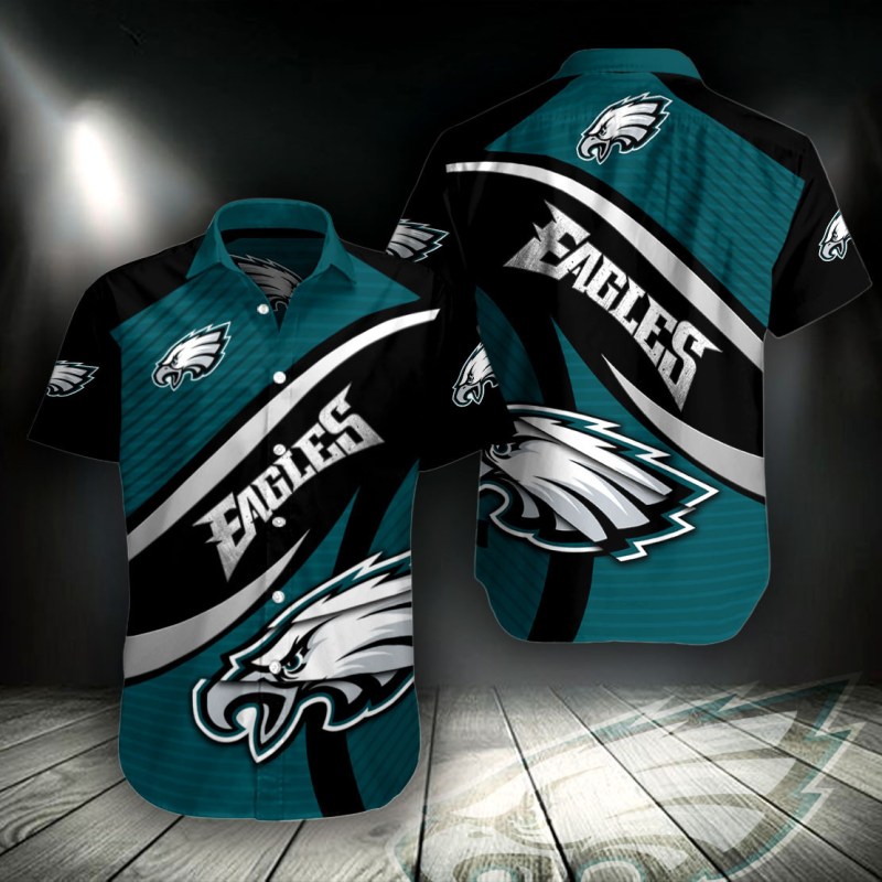 Philadelphia Eagles Button Shirt Sizing Chart