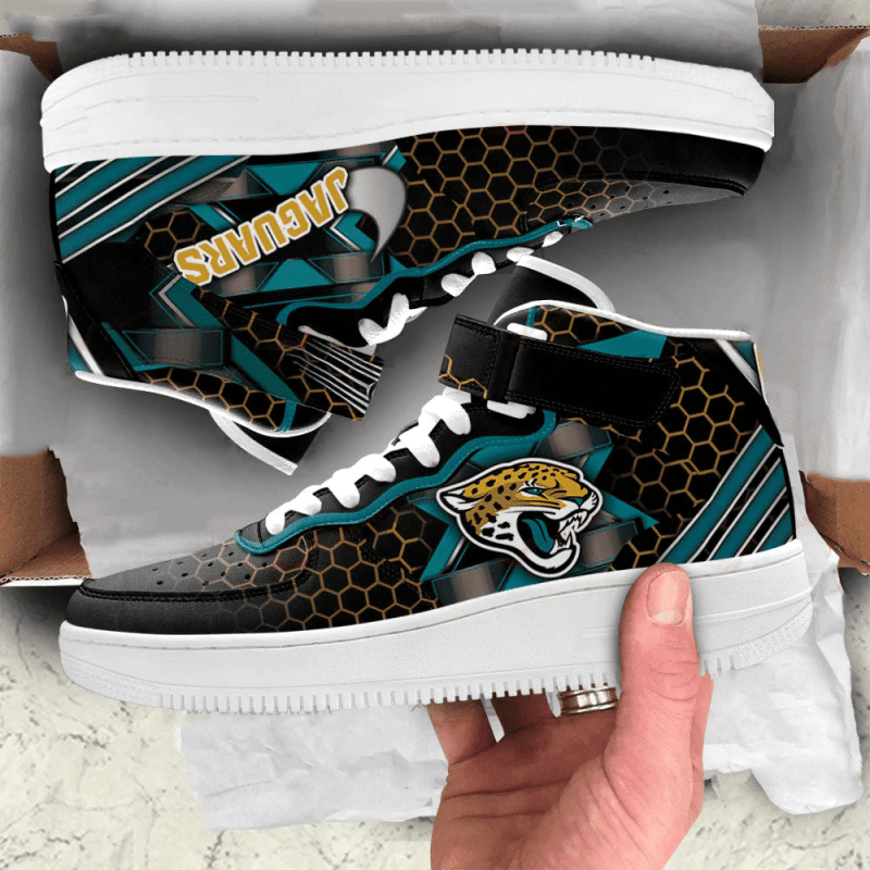 Jacksonville Jaguars High AF1 Sneakers - Image 2