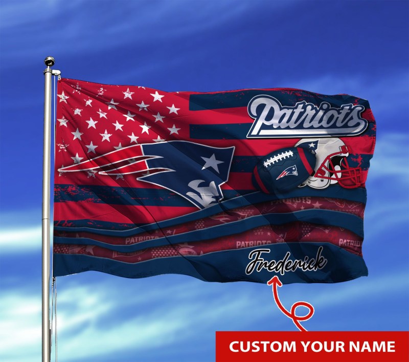New England Patriots Personalized Flag