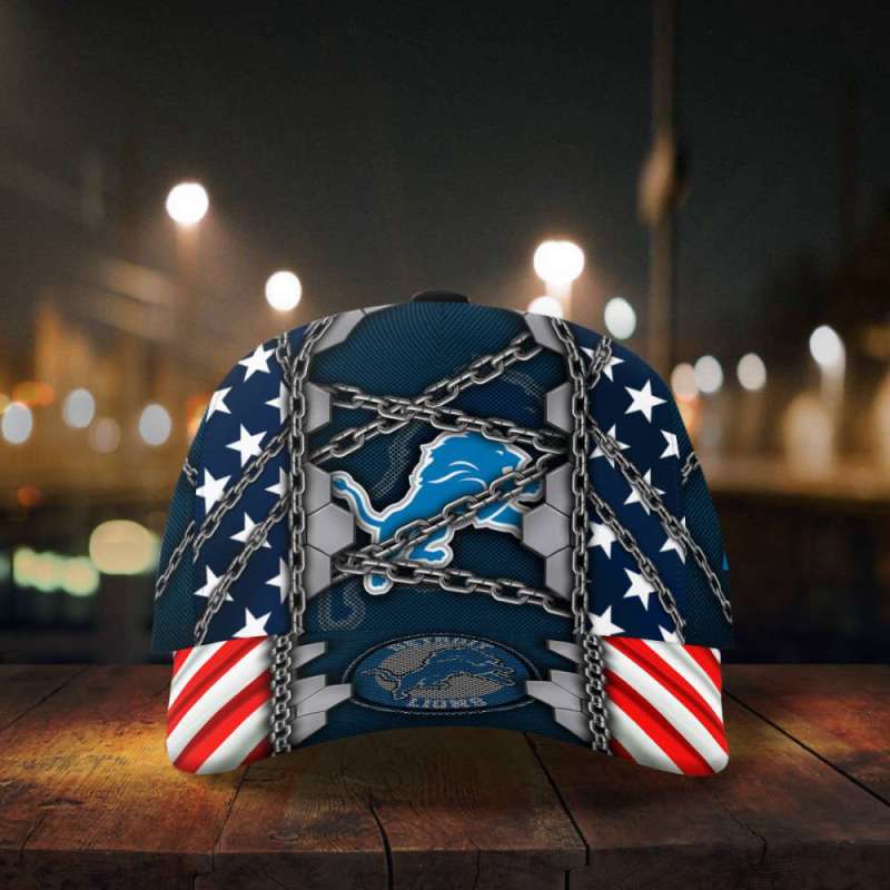 Detroit Lions Stars and Stripes Classic Cap