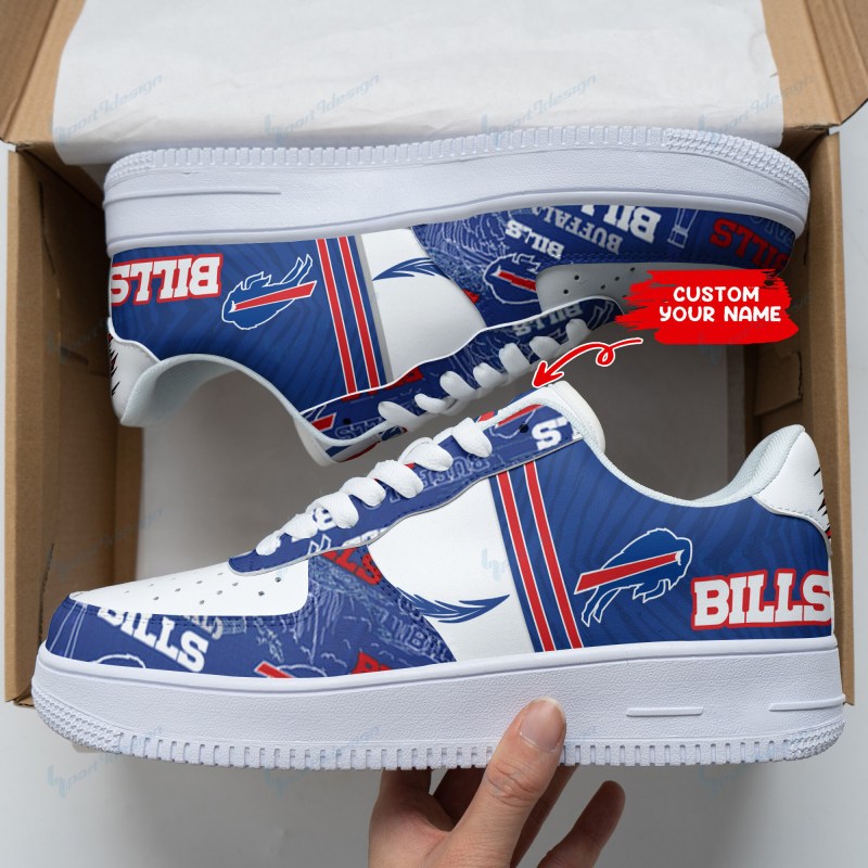Buffalo Bills AF1 Shoes Back View