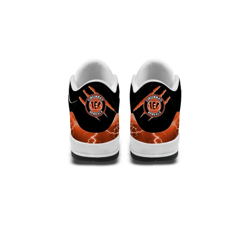 Cincinnati Bengals JD03 Leather Shoes