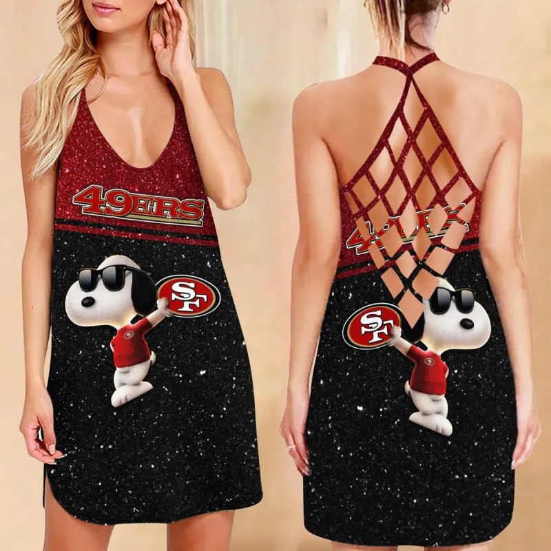 San Francisco 49ers Criss-Cross Dress