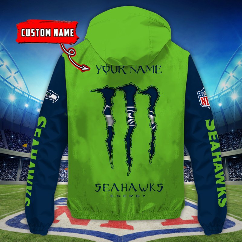 Seattle Seahawks Outdoor Jacket - Side View