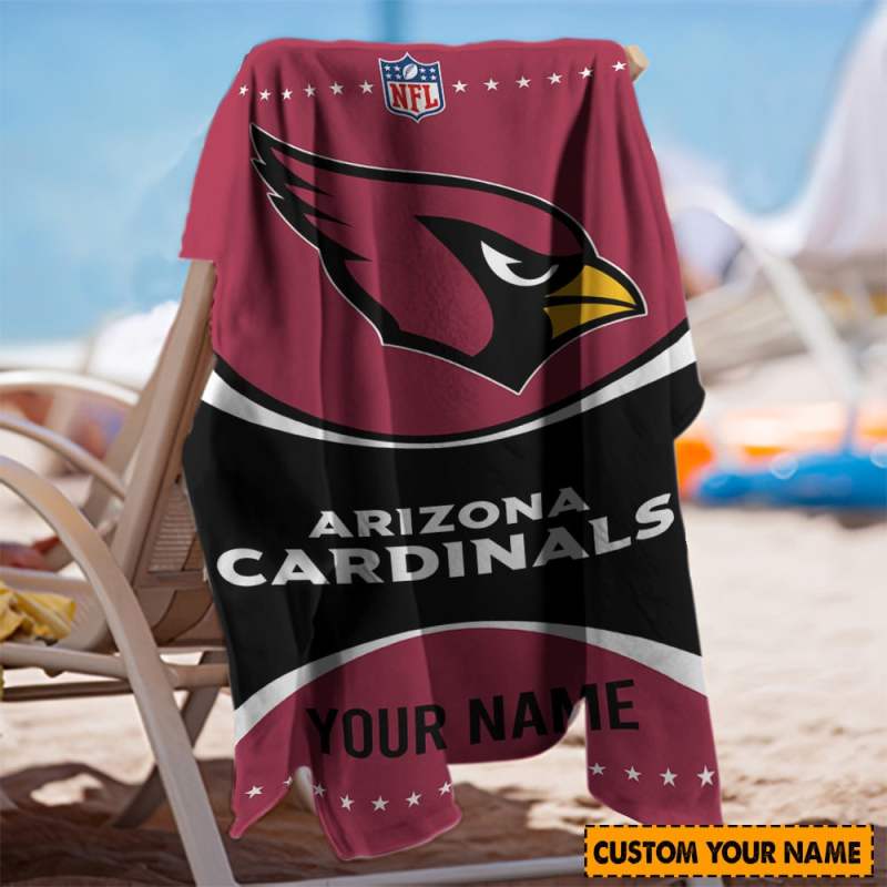 Personalized Arizona Cardinals Towel