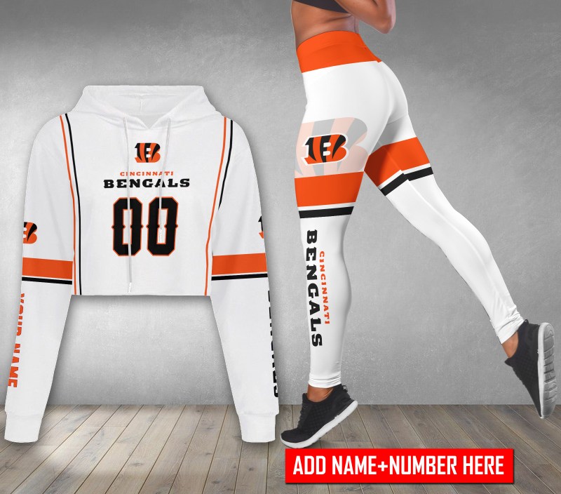 Cincinnati Bengals Croptop Hoodie