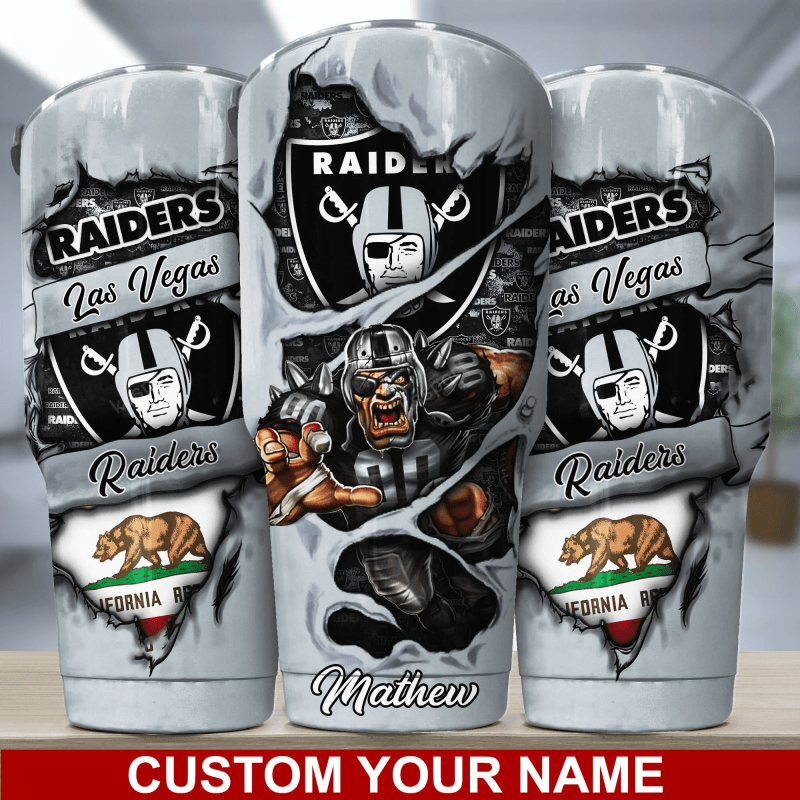 Las Vegas Raiders Personalized Tumbler