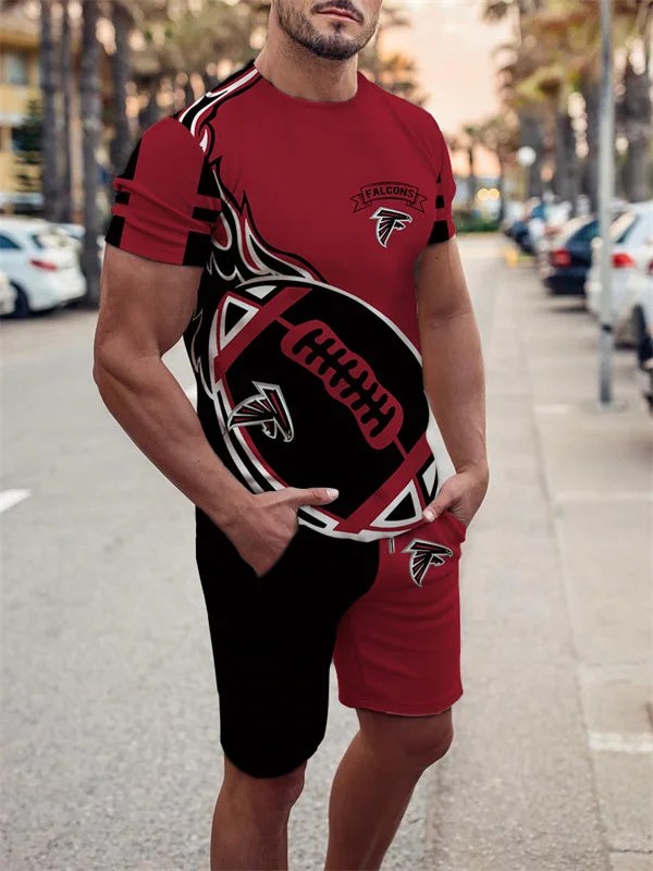 Atlanta Falcons T-shirt and Shorts AZTS240 1 Atlanta Falcons T-shirt and Shorts