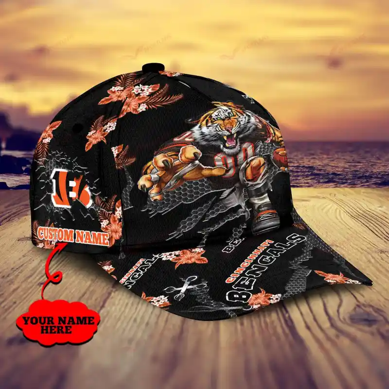 Cincinnati Bengals Personalized Classic Cap 3