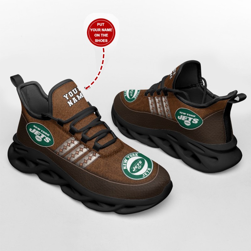 New York Jets Personalized Yezy Running Sneakers