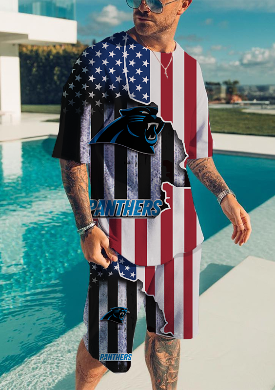Carolina Panthers T-shirt and Shorts