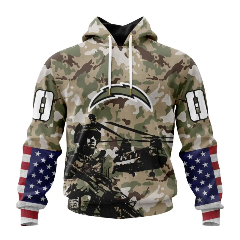 Los Angeles Chargers Hoodie Front