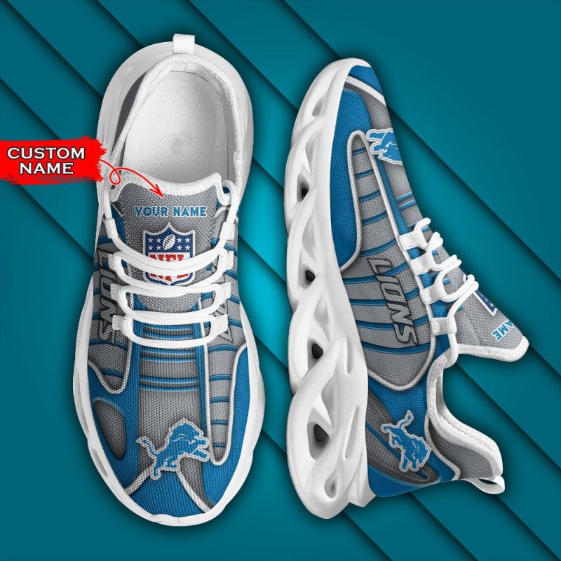 Detroit Lions Personalized Yeezy Running Sneakers 3