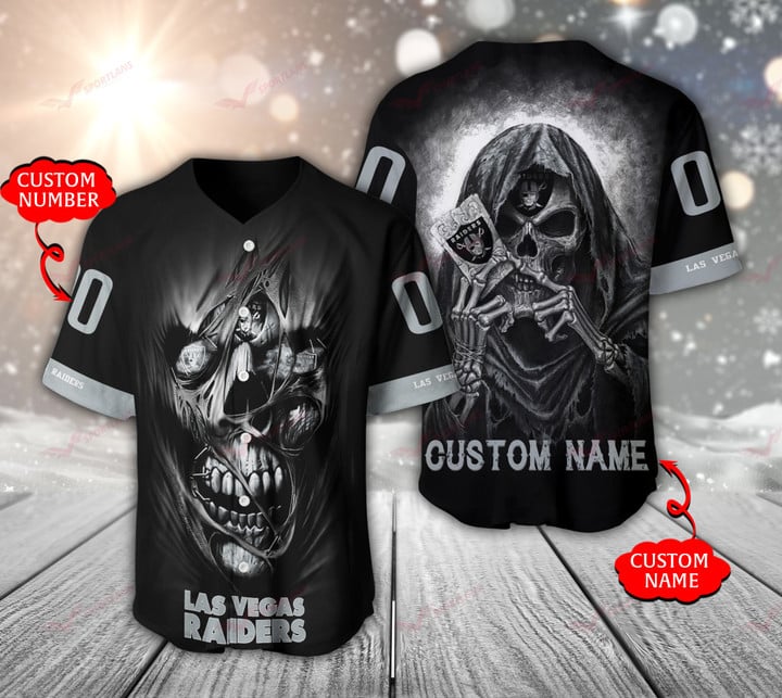 Las Vegas Raiders Baseball Jersey