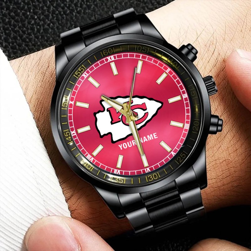 Kansas City Chiefs Black Watch - Elegant Design