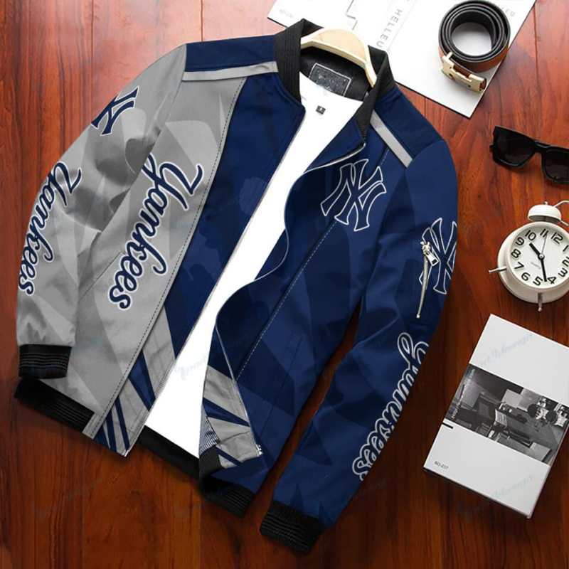 New York Yankees Personalized Bomber Jacket details