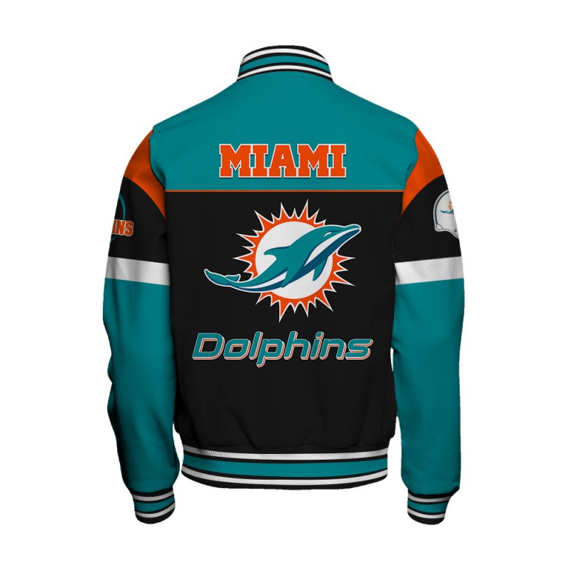 Miami Dolphins Team Spirit Varsity Jacket