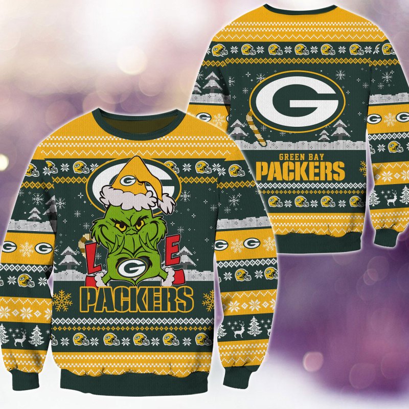 Green Bay Packers Ugly Christmas Sweater Image 4
