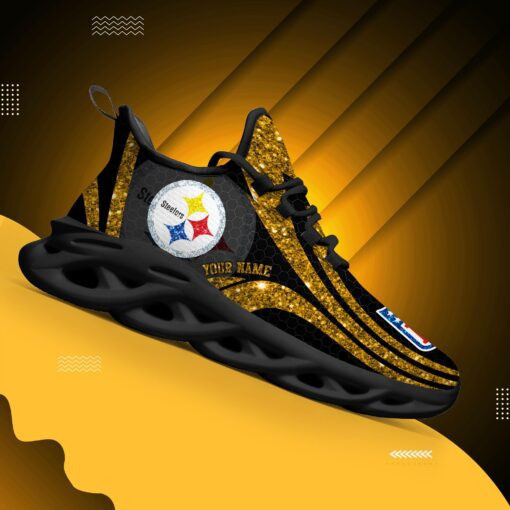 Pittsburgh Steelers Personalized Yezy Running Sneakers