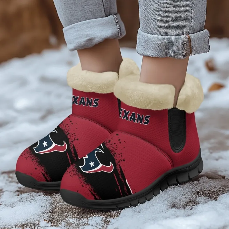 Houston Texans Comfy Winter Snow Boots