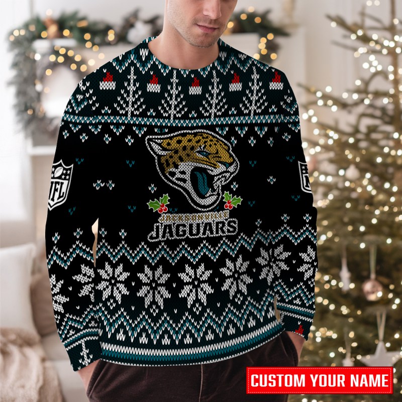 Jacksonville Jaguars Ugly Christmas Sweater - Image 1