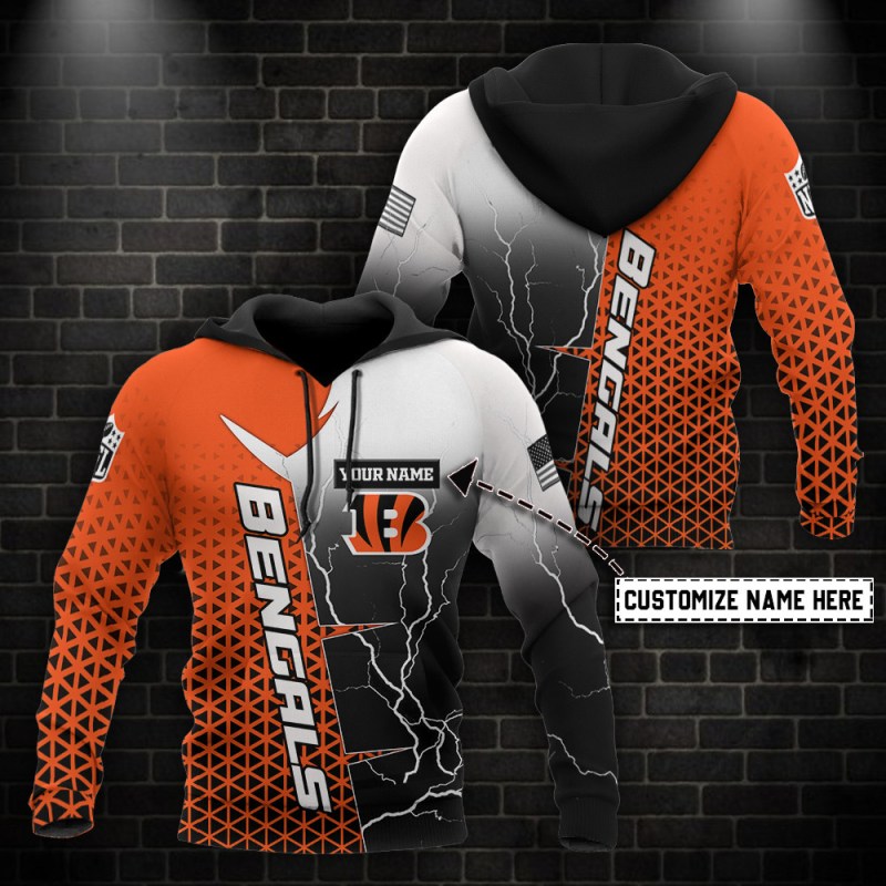 Cincinnati Bengals Personalized Hoodie