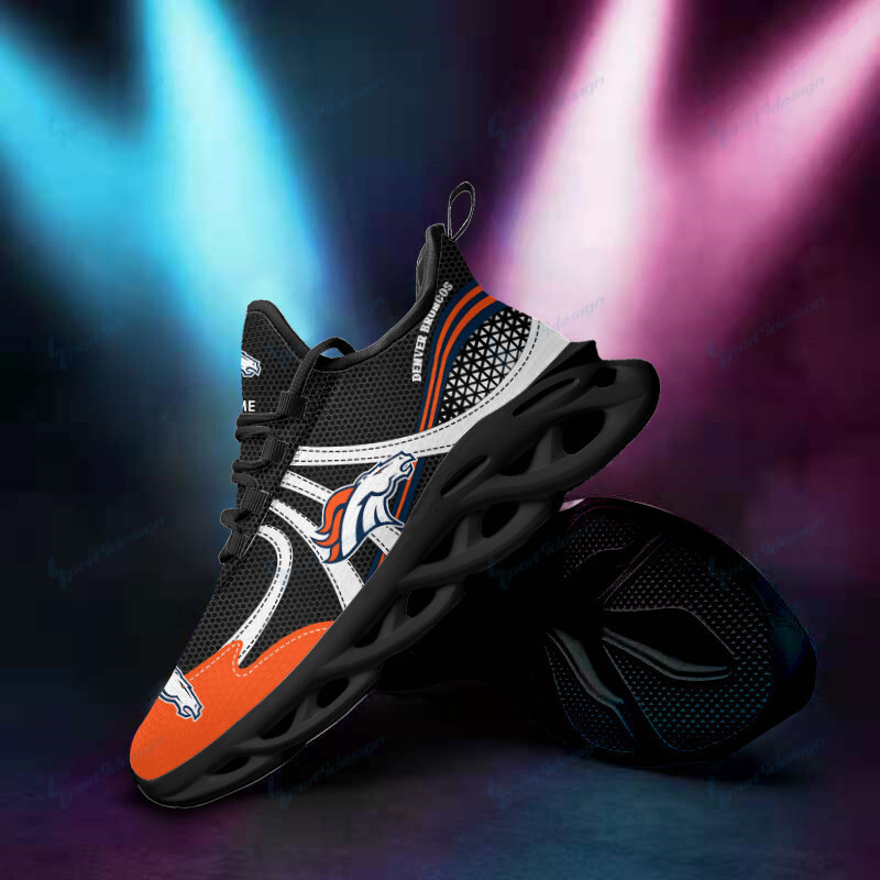 Denver Broncos Personalized Yezy Running Sneakers