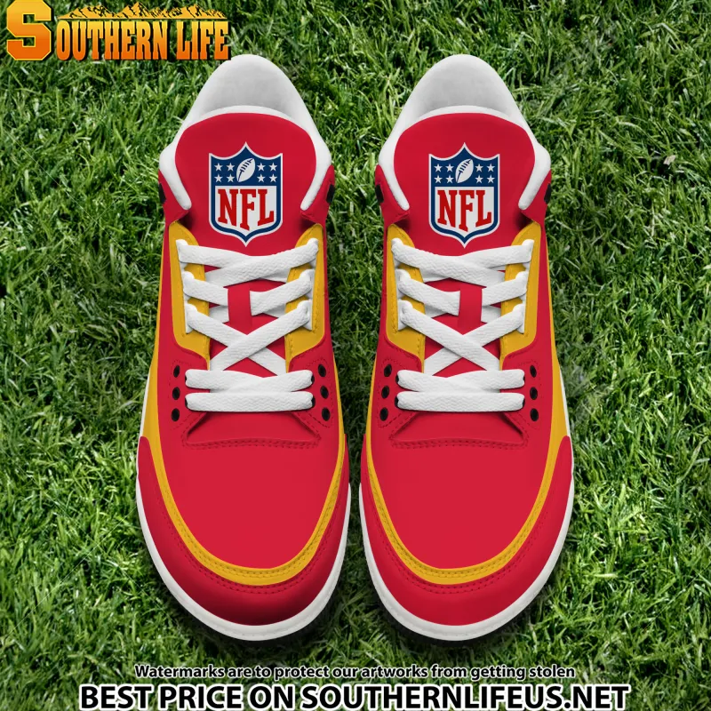 Kansas City Chiefs JD3 Sneakers - Top View
