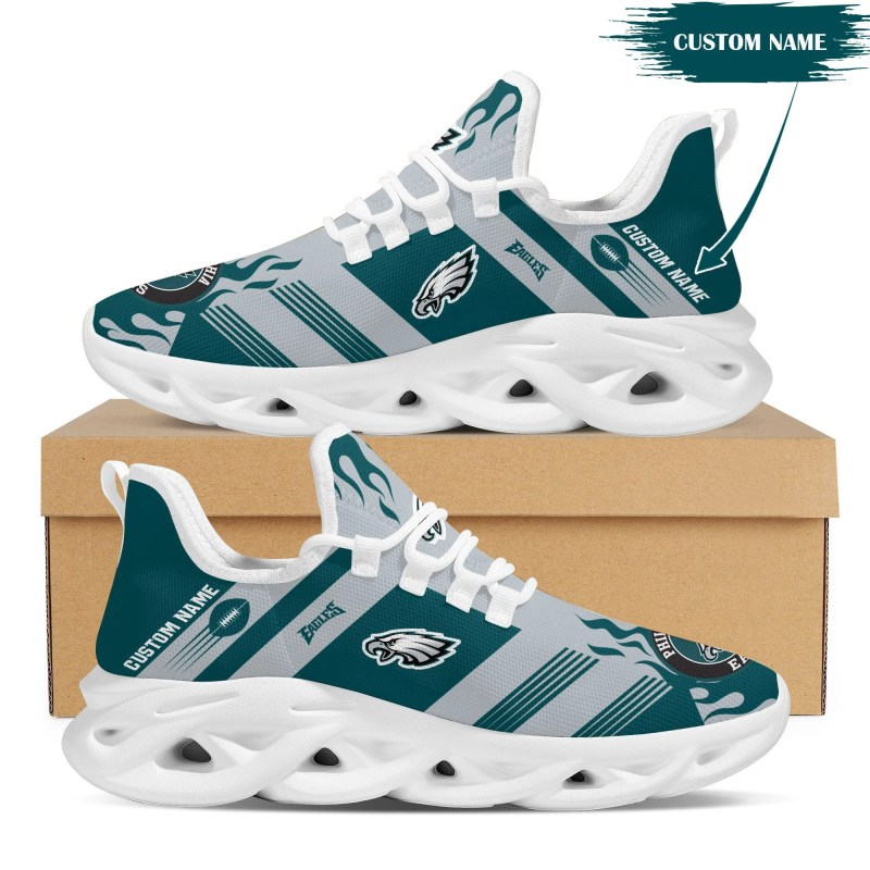 Philadelphia Eagles Personalized Yeezy Running Sneakers 1