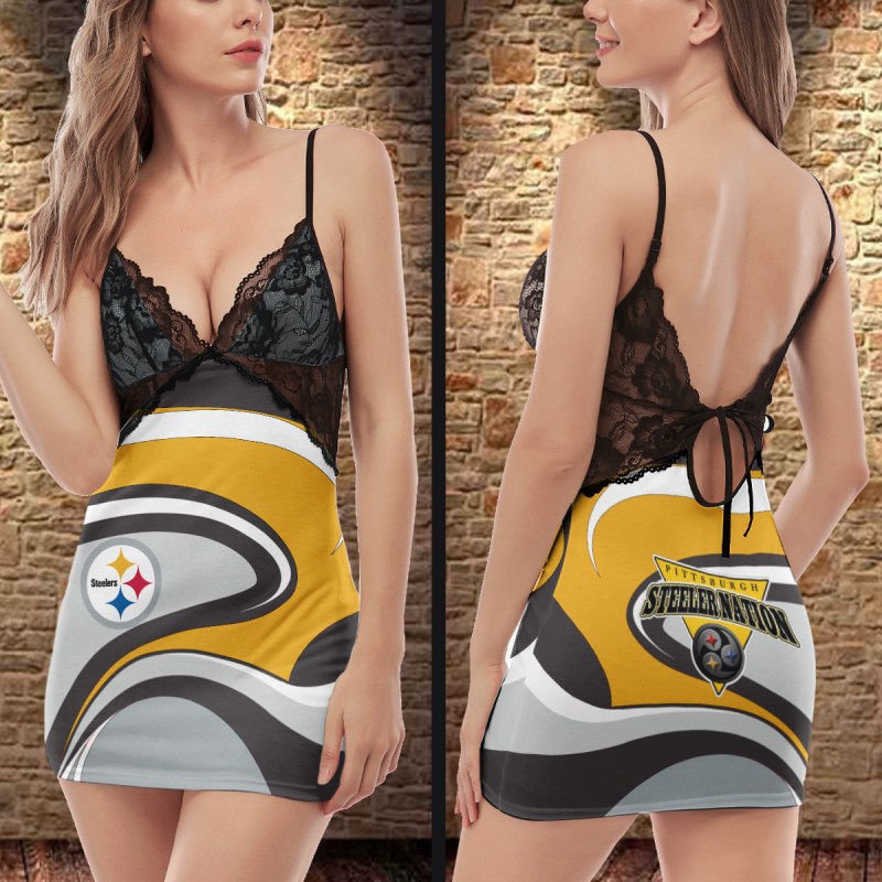 Pittsburgh Steelers Slip Dress 2
