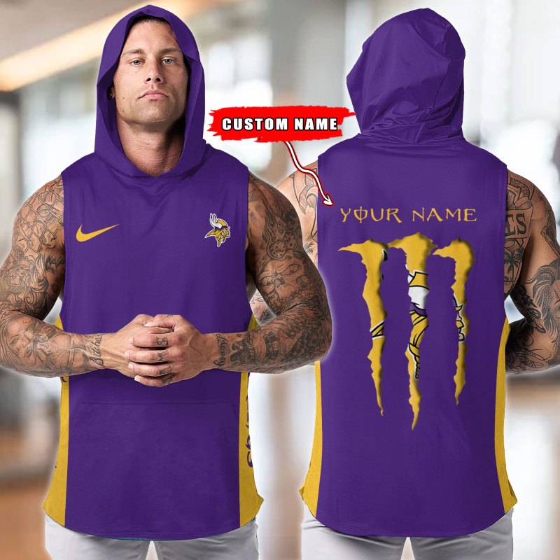 Vikings Men's Hooded Tank Top