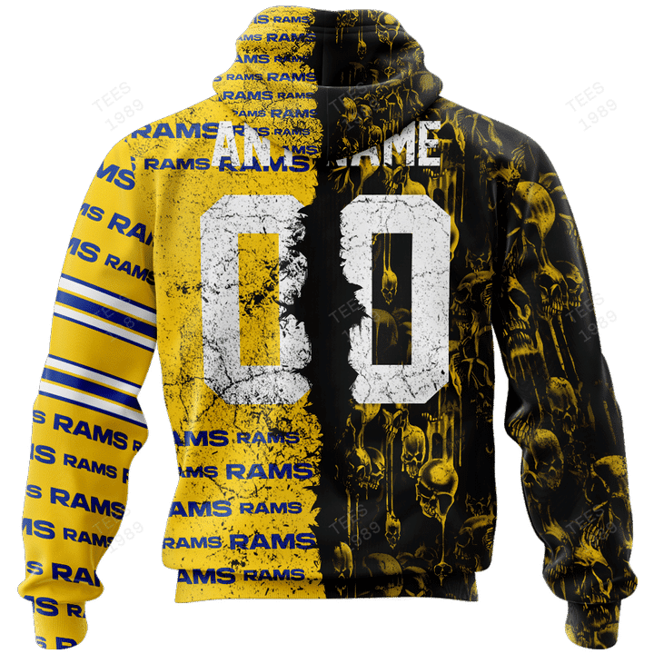 Los Angeles Rams Christmas Sweater Front View