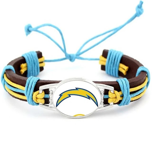 Los Angeles Chargers Leather Bracelet
