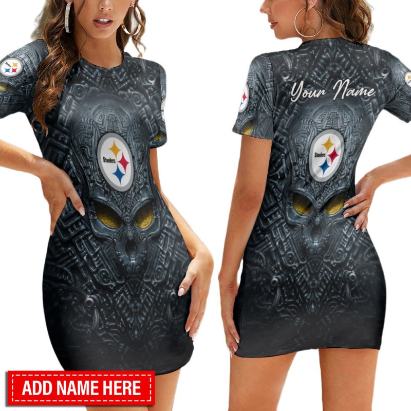 Pittsburgh Steelers Personalized Mini Dress