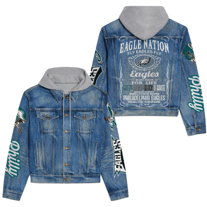 Philadelphia Eagles Premium Denim Hoodie