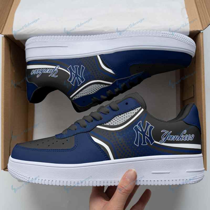 Top view of New York Yankees AF1 Shoes