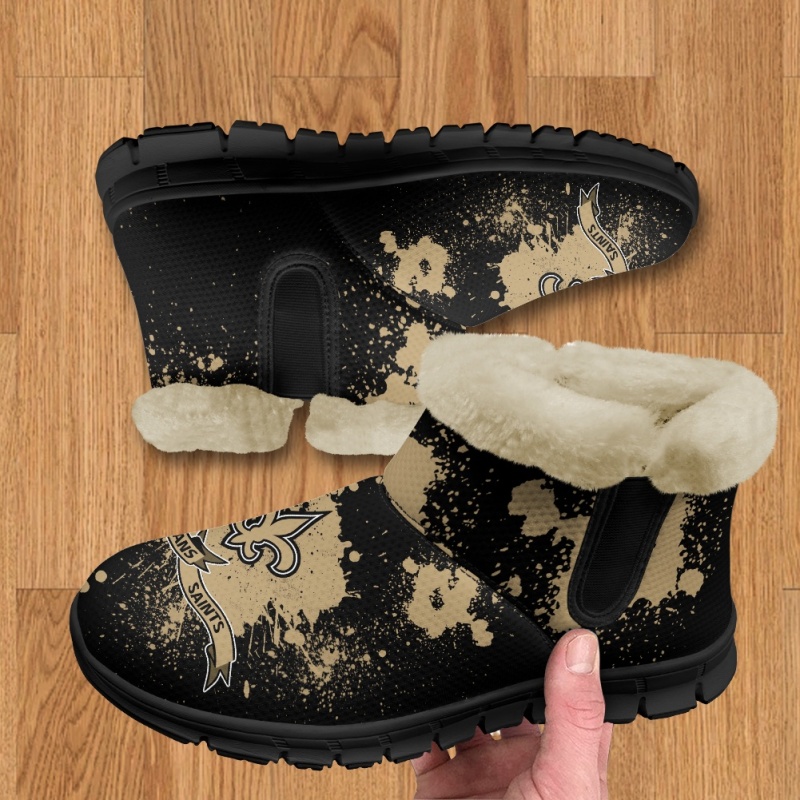 New Orleans Saints Comfy Winter Snow Boots 1