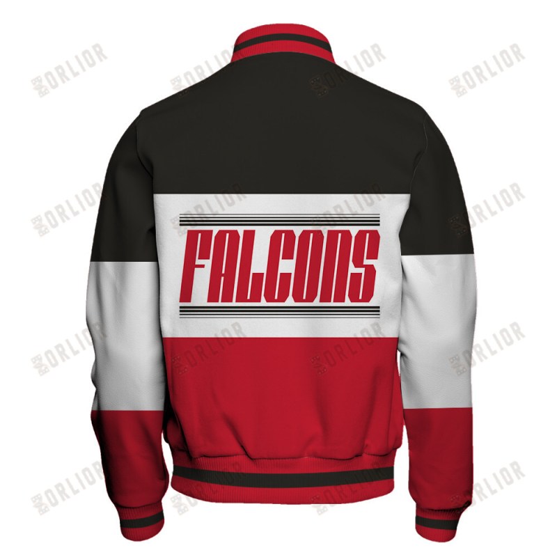 Atlanta Falcons Varsity Jacket Details