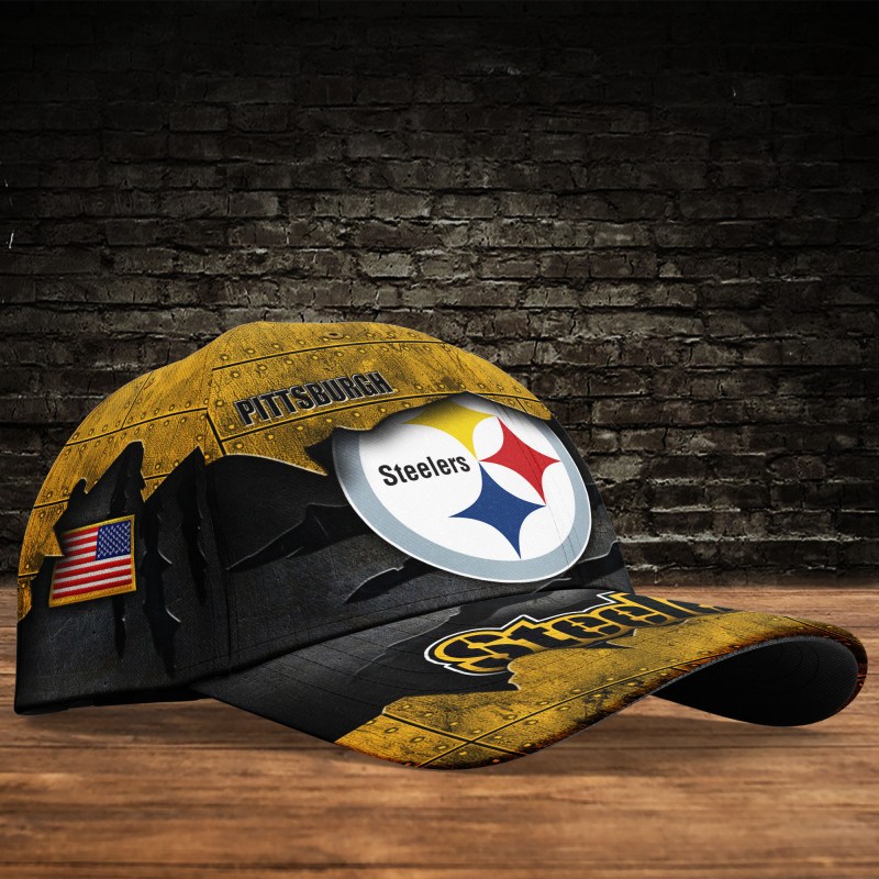 Pittsburgh Steelers Cap Side