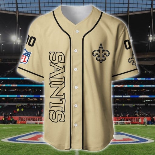 Personalized Baseball Jersey New Orleans Saints