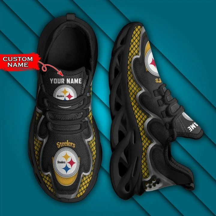 Pittsburgh Steelers Personalized Yezy Running Sneakers BG408
