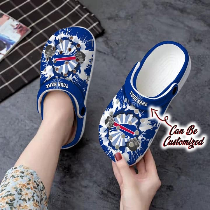 Buffalo Bills Clogs Design