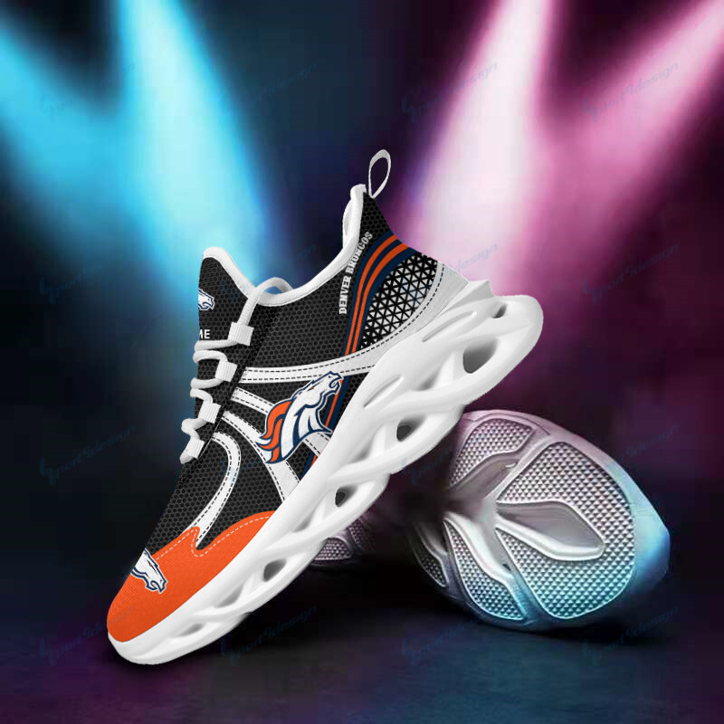 Denver Broncos Personalized Yezy Running Sneakers